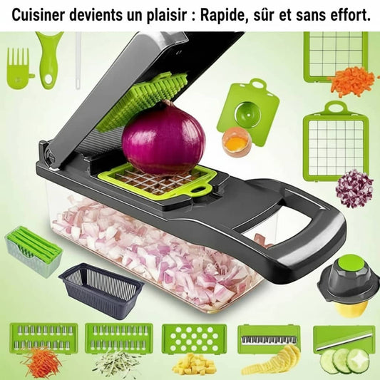 Le Coupe-Légumes 14-en-1 Multifonctio