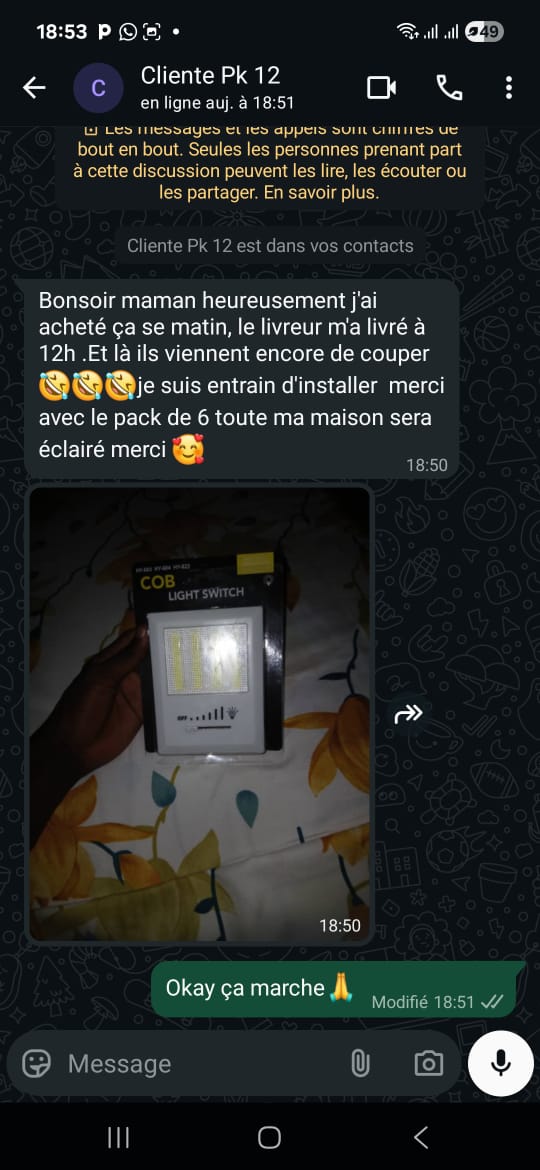 PACK DE 3 LED LIGHT™(Dame SEEG n'est plus à votre niveau )