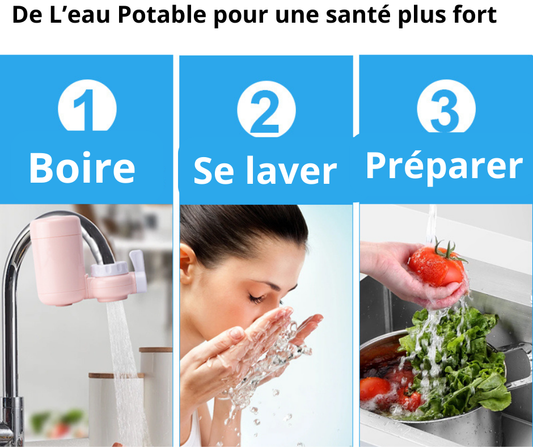Purificateur d’eau pour robinet : l’allié santé des ménages gabonais.